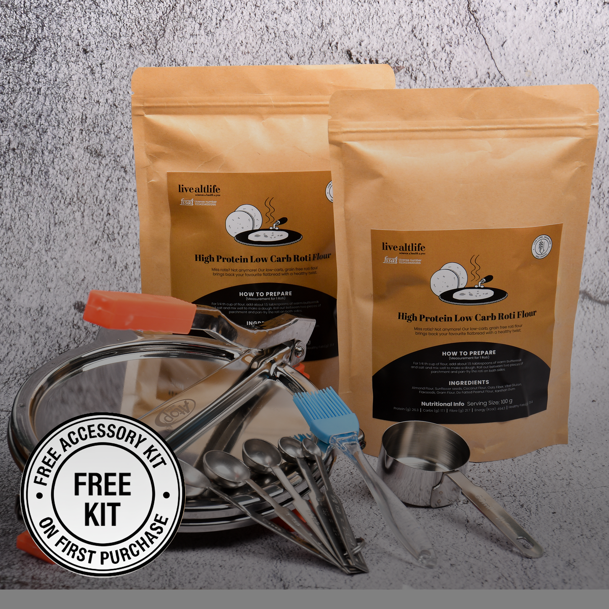 Low- Carb (LCHF) Roti Flour - 500g