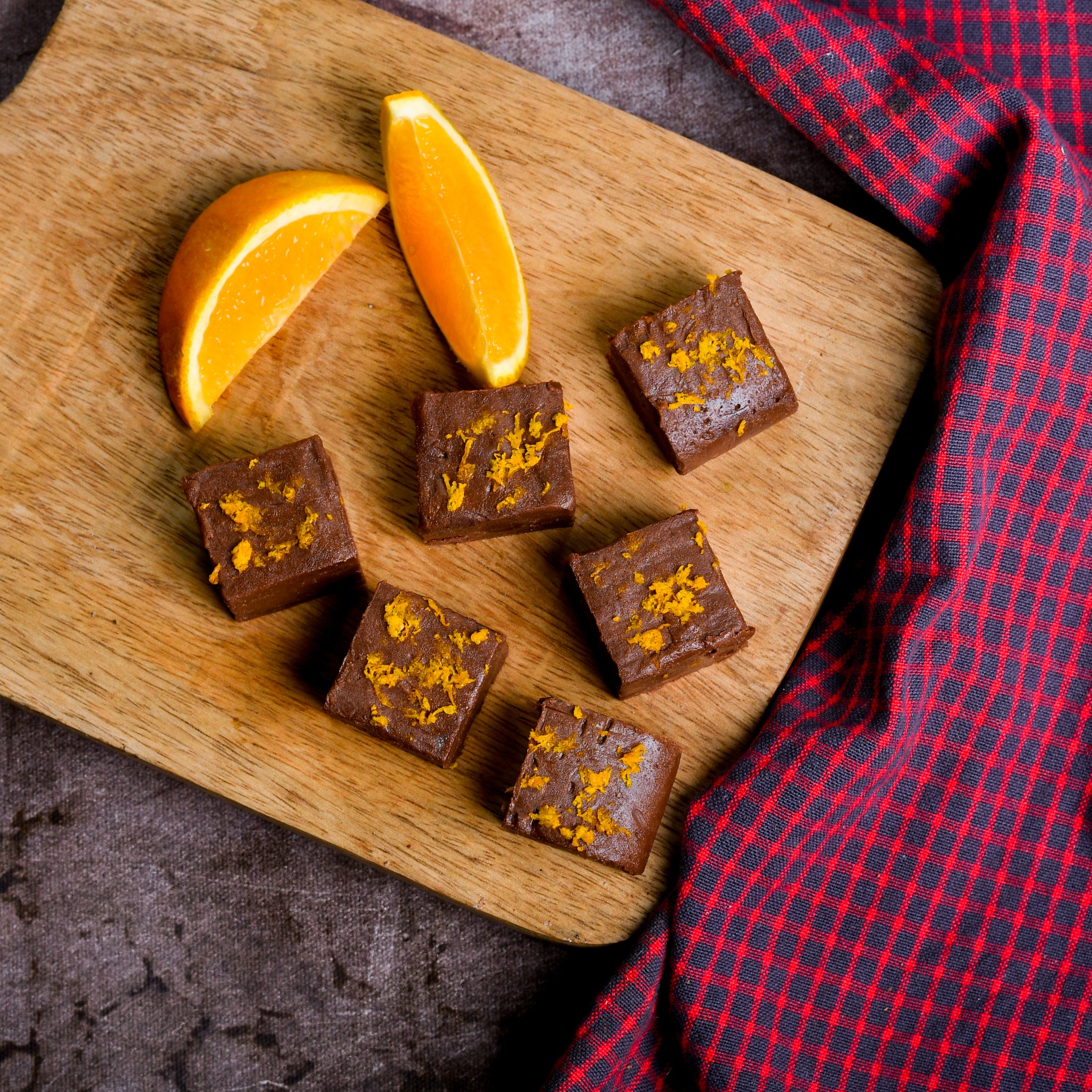 Citrus Chocolate Fudge (8 nos)